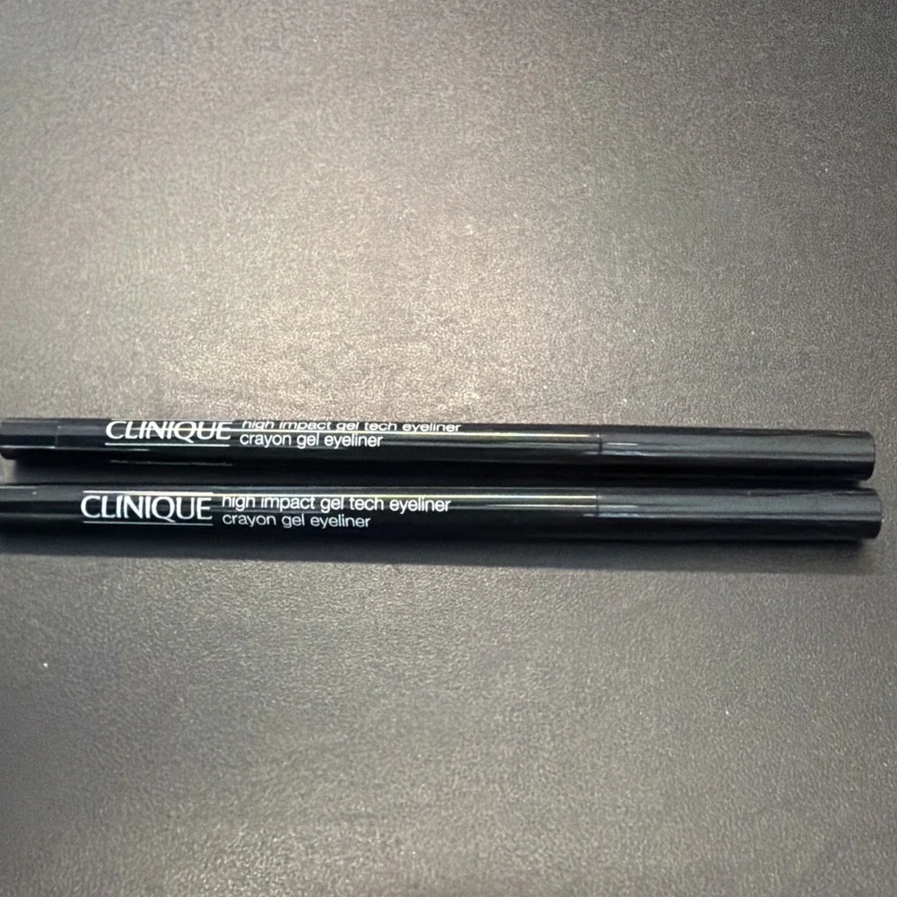 2 Pack - Clinique High Impact Gel Tech Eyeliner 01 Intense Black .09 oz /.0034g